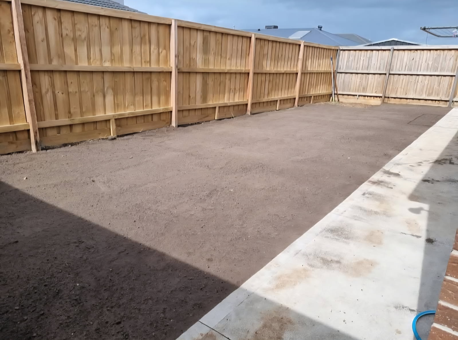 Backyard turf installation Melbourne